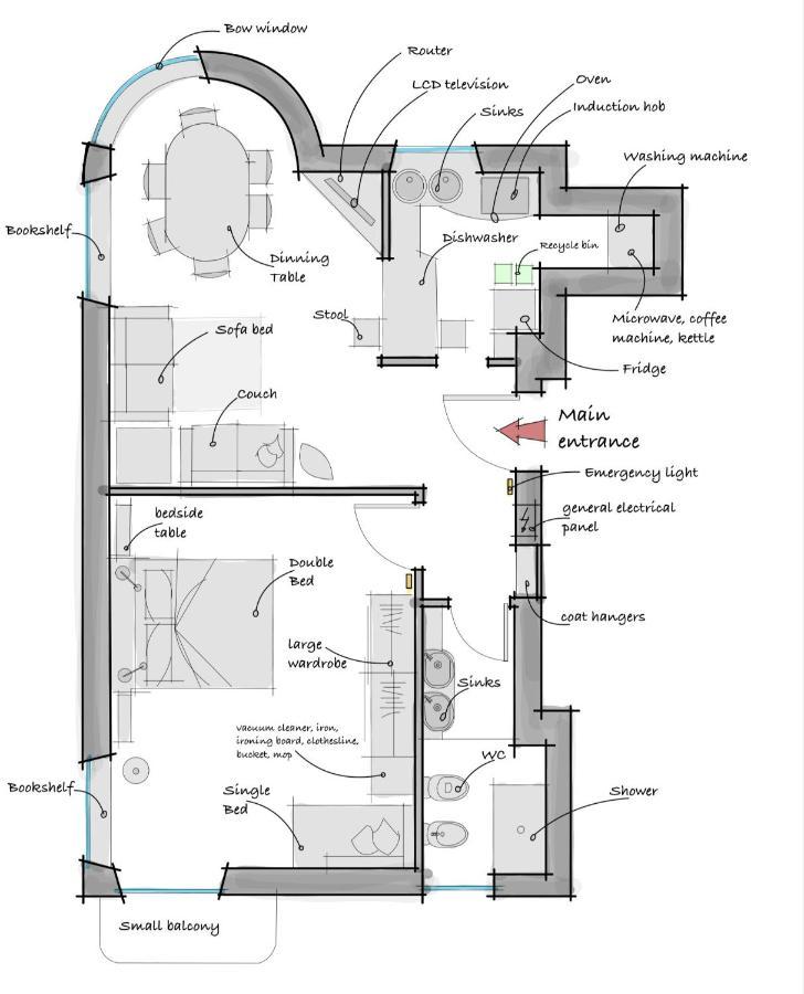 Mrdoyle Apartment Catalani Milano Exteriör bild